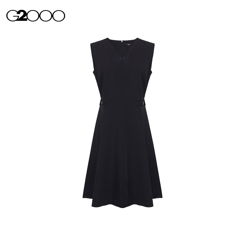 G2000 Women Anti-UV Mini Herringbone Fit And Flare Dress