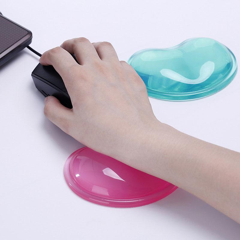 Gel Wavy Mouse Pad Wrist Rest Support for Desktop PC Computer