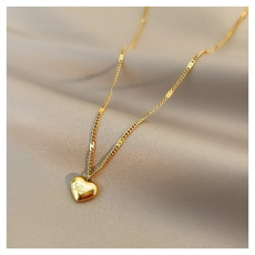 Ready Stock In Singapore Gold 916 Original Singapore Pure Necklace Women Korean Style Pawnable Pendant Chain Bridal Wedding Jewelry Set Transport Accessories Best Jewelry Gifts